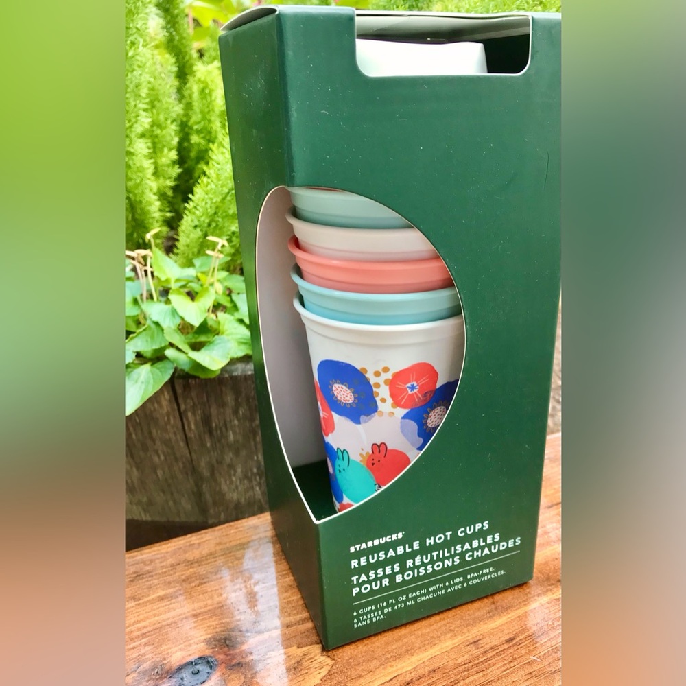 New 2019 STARBUCKS Bunny Rabbit Easter Egg Holiday Hot Reusable Beverage Cup Lid